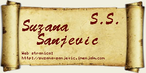 Suzana Šanjević vizit kartica